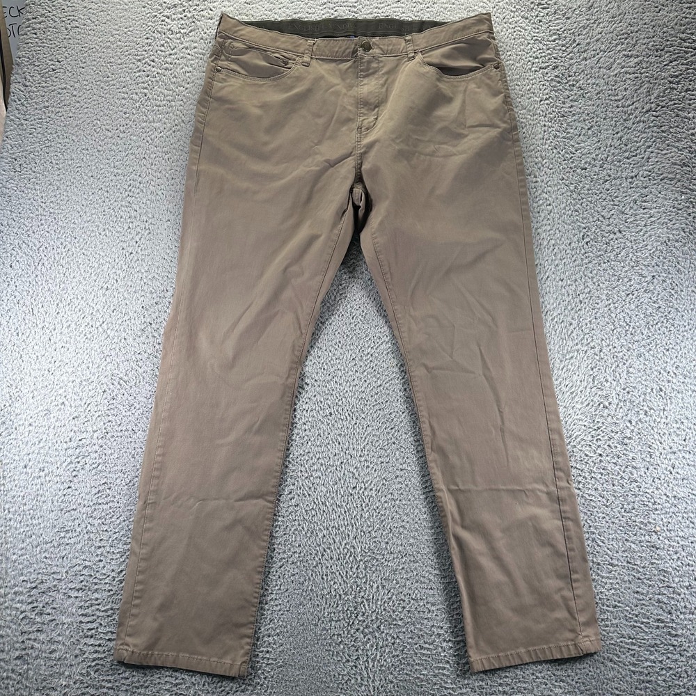 English Laundry Pant Mens 40x32 Brown Nylon Windbreaker Straight Gorpcore Hiking